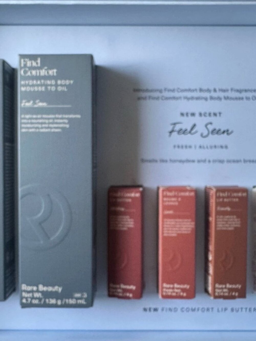 NWT Rare Beauty Find Comfort Feel Seen New PR Set